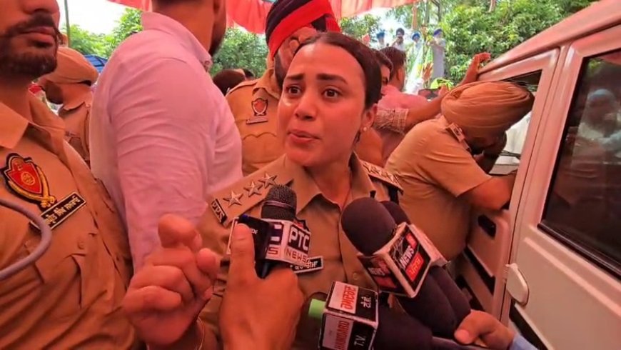 ਨਾਭਾ ‘ਚ DSP ਦੇ ਦਫਤਰ ਮੂਹਰੇ ਜ਼ਬਰਦਸਤ ਹੰਗਾਮਾ, ਪੁਲਿਸ ਤੇ ਕਿਸਾਨਾਂ ਵਿਚਾਲੇ ਹੋਈ ਝੜਪ