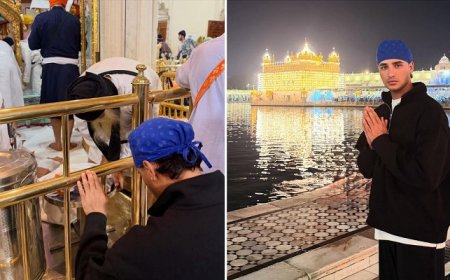 ਕ੍ਰਿਕਟਰ ਅਭਿਸ਼ੇਕ ਸ਼ਰਮਾ ਨੇ ਸ੍ਰੀ ਦਰਬਾਰ ਸਾਹਿਬ ‘ਚ ਟੇਕਿਆ ਮੱਥਾ, ਵਾਹਿਗੁਰੂ ਦਾ ਕੀਤਾ ਸ਼ੁਕਰਾਨਾ
