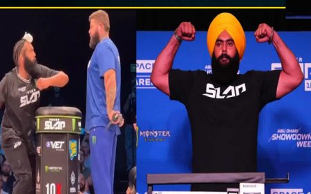 ਪਹਿਲਾ ਸਿੱਖ ਬਣਿਆ ਪਾਵਰ ਸਲੈਪ ਮੁਕਾਬਲੇ ਦਾ ਚੈਂਪੀਅਨ — ਰੋਪੜ ਦੇ ਜੁਝਾਰ ਸਿੰਘ ਨੇ ਗੋਰੇ ਖਿਡਾਰੀ ਨੂੰ ਦਿੱਤੀ ਮਾਤ