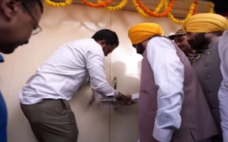 ਅੱਜ ਤੋਂ ਸੂਬੇ ‘ਚ RTO ਸਰਵਿਸ ਹੋਈ 100% ਫੇਸਲੈੱਸ, CM ਮਾਨ ਨੇ ਦਫਤਰ ਨੂੰ ਲਾਇਆ ਤਾਲਾ