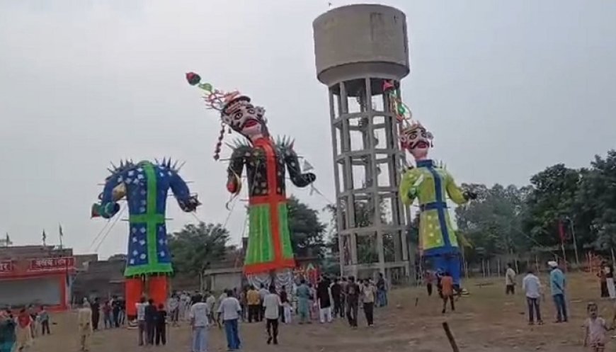 ਫਿੱਕੀ ਪਈ ਦੁਸਹਿਰੇ ਦੀ ਧੂਮ, ਕਿਤੇ ਮੀਂਹ ਨਾਲ ਭਿੱਜੇ ਪੁਤਲੇ, ਟੁੱਟੀ ਧੌਣ, ਕਿਤੇ ਪਹਿਲਾਂ ਹੀ ਲਾ ‘ਤੀ ਅੱਗ
