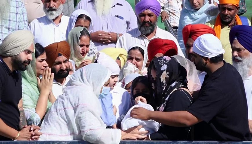 ਸ੍ਰੀ ਕੀਰਤਪੁਰ ਸਾਹਿਬ ਵਿਖੇ ਤਾਰੇ ਗਏ ਰਾਜਵੀਰ ਜਵੰਦਾ ਦੇ ਫੁੱਲ, ਨਹੀਂ ਦੇਖਿਆ ਜਾਂਦਾ ਪਰਿਵਾਰ ਦਾ ਦੁੱਖ