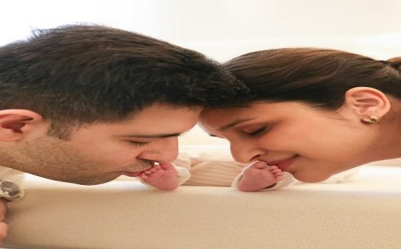 Raghav-Parineeti ਨੇ ਆਪਣੇ ਪੁੱਤ ਦੀ ਦਿਖਾਈ ਪਹਿਲੀ ਝਲਕ, ਲਾਡਲੇ ਦਾ ਨਾਂਅ ਰੱਖਿਆ ‘Neer’