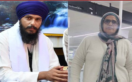 MP ਅੰਮ੍ਰਿਤਪਾਲ ਸਿੰਘ ਦੀ ਮਾਤਾ ਨੂੰ ਦਿੱਲੀ ਏਅਰਪੋਰਟ ‘ਤੇ ਰੋਕਿਆ, ਕੈਨੇਡਾ ਜਾ ਰਹੇ ਸਨ ਬਲਵਿੰਦਰ ਕੌਰ