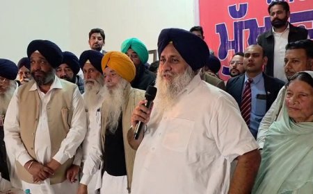 ਗਿੱਦੜਬਾਹਾ ਸੀਟ ਤੋਂ ਪਾਰਟੀ ਪ੍ਰਧਾਨ ਸੁਖਬੀਰ ਸਿੰਘ ਬਾਦਲ ਲੜਨਗੇ ਚੋਣ, ਖੁਦ ਕੀਤਾ ਐਲਾਨ