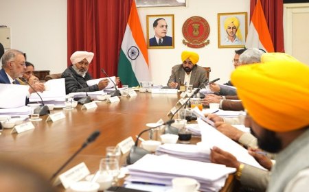 CM ਮਾਨ ਨੇ ਅੱਜ ਸੱਦੀ ਪੰਜਾਬ ਕੈਬਨਿਟ ਦੀ ਬੈਠਕ, ਕਈ ਅਹਿਮ ਮੁੱਦਿਆਂ ‘ਤੇ ਹੋਵੇਗੀ ਵਿਚਾਰ-ਚਰਚਾ