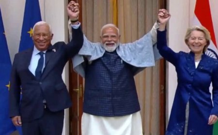 ਸ਼ਰਾਬ, ਗੱਡੀਆਂ ਤੋਂ ਲੈ ਕੇ 90% ਚੀਜ਼ਾਂ ਹੋਣਗੀਆਂ ਸਸਤੀਆਂ, ਭਾਰਤ ਦਾ EU ਨਾਲ ਹੋਇਆ ਵਪਾਰ ਸਮਝੌਤਾ