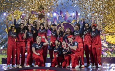 ਮਹਿਲਾ IPL 2026 : RCB ਦੂਜੀ ਵਾਰ ਬਣੀ WPL ਚੈਂਪੀਅਨ, ਦਿੱਲੀ ਕੈਪੀਟਲਜ਼ ਨੂੰ 6 ਵਿਕਟਾਂ ਨਾਲ ਹਰਾਇਆ
