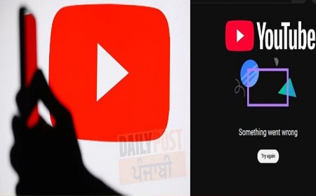 ਦੁਨੀਆ ਭਰ ‘ਚ YouTube ਹੋਇਆ ਠੱਪ, ਸਰਵਿਸ ਡਾਊਨ ਹੋਣ ਕਾਰਨ ਯੂਜ਼ਰ ਹੋਏ ਪਰੇਸ਼ਾਨ