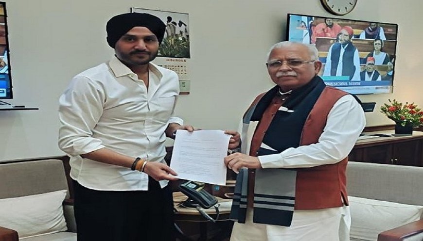 ਕੇਂਦਰੀ ਮੰਤਰੀ ਮਨੋਹਰ ਲਾਲ ਖੱਟਰ ਨੂੰ ਮਿਲੇ MP ਹਰਭਜਨ ਸਿੰਘ, ਤਲਵਾੜਾ ‘ਚ PGI ਸੈਟੇਲਾਈਟ ਖੋਲ੍ਹਣ ਬਾਰੇ ਕੀਤੀ ਚਰਚਾ