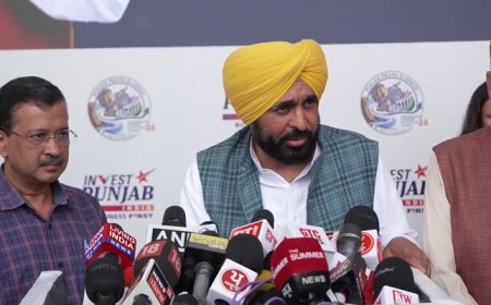 Invest Punjab Summit ‘ਚ ਪਹੁੰਚੇ CM ਮਾਨ, ਕਿਹਾ-‘ਪੰਜਾਬ ਦੇਸ਼ ਦਾ No.1 ਸੂਬਾ ਬਣਨ ਜਾ ਰਿਹਾ’