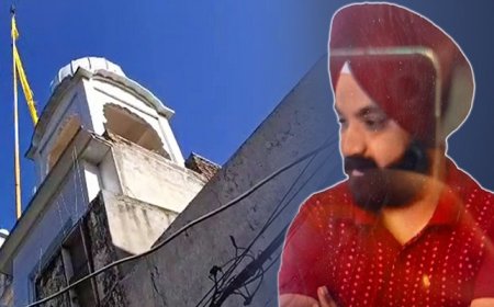 ਵਿਸਾਖੀ ਮੌਕੇ ਵਾਪਰਿਆ ਭਾਣਾ, ਗੁਰੂਘਰ ‘ਚ ਨਿਸ਼ਾਨ ਸਾਹਿਬ ਉਤਾਰਦਿਆਂ 60 ਫੁੱਟ ਉਤੋਂ ਡਿੱਗਿਆ ਸੇਵਾਦਾਰ
