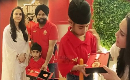 Preity Zinta ਨੇ ਹਰਗੁਣ ਸਿੰਘ ਦਾ Gold ਮੈਡਲ ਨਾਲ ਕੀਤਾ ਸਨਮਾਨ, ਹਰਗੁਣ ਨੇ ਹੜ੍ਹ ਪੀੜਤਾਂ ਲਈ ਦਿੱਤੀ ਸੀ ਆਪਣੀ ਗੋਲਕ