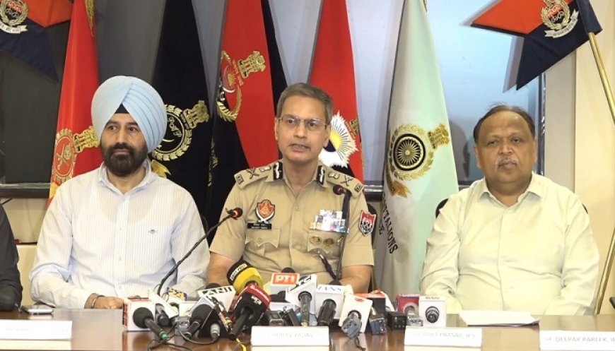 BJP ਦਫ਼ਤਰ ਧਮਾਕੇ ਮਾਮਲੇ ‘ਚ 2 ਮੁੱਖ ਮੁਲਜ਼ਮ ਗ੍ਰਿਫਤਾਰ, DGP ਨੇ ਦੱਸੀ ਕਿਵੇਂ ਹੋਈ ਸੀ ਪਲਾਨਿੰਗ