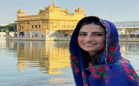 ਬਾਲੀਵੁੱਡ ਅਦਾਕਾਰਾ ਪਲਕ ਤਿਵਾਰੀ ਨੇ ਸ੍ਰੀ ਦਰਬਾਰ ਸਾਹਿਬ ਟੇਕਿਆ ਮੱਥਾ, ਗੁਰਬਾਣੀ ਦਾ ਆਨੰਦ ਮਾਣਿਆ