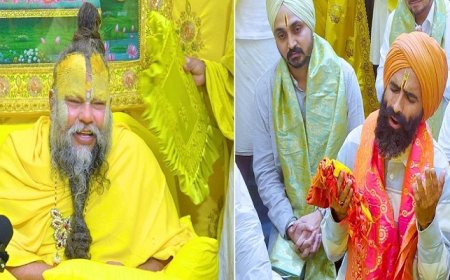 ਪ੍ਰੇਮਾਨੰਦ ਮਹਾਰਾਜ ਨੂੰ ਮਿਲੇ ਪੰਜਾਬੀ ਸੂਫੀ ਗਾਇਕ ਕੰਵਰ ਗਰੇਵਾਲ, ਸੁਣਾਇਆ ਆਪਣਾ ਪ੍ਰਸਿੱਧ ਗੀਤ