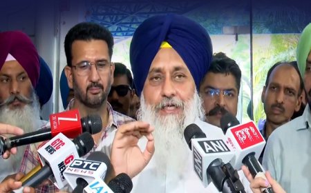 ‘ਹਾਲੇ ਗਠਜੋੜ ਦੀ ਕੋਈ ਸੰਭਾਵਨਾ ਨਹੀਂ’-BJP ਨਾਲ ਗਠਜੋੜ ਨੂੰ ਲੈ ਕੇ ਸੁਖਬੀਰ ਬਾਦਲ ਦਾ ਵੱਡਾ ਬਿਆਨ