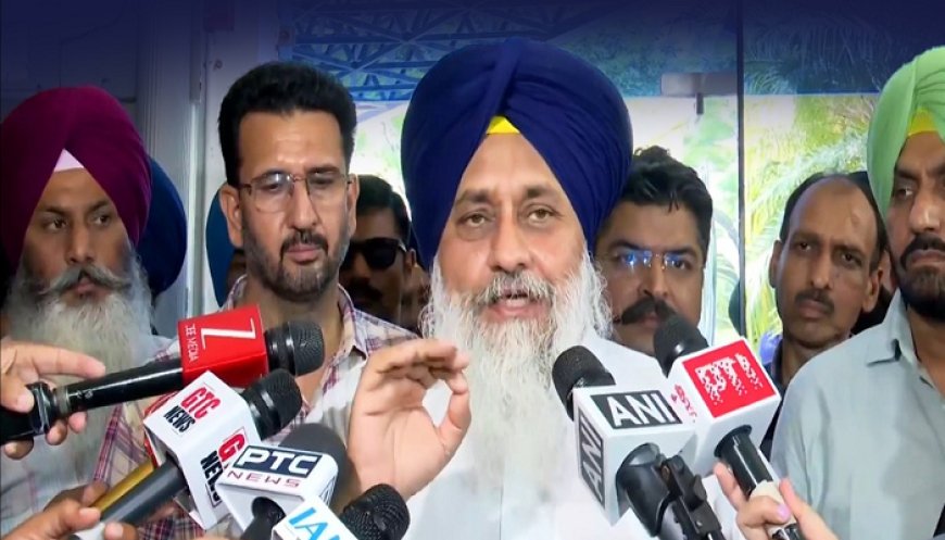 ‘ਹਾਲੇ ਗਠਜੋੜ ਦੀ ਕੋਈ ਸੰਭਾਵਨਾ ਨਹੀਂ’-BJP ਨਾਲ ਗਠਜੋੜ ਨੂੰ ਲੈ ਕੇ ਸੁਖਬੀਰ ਬਾਦਲ ਦਾ ਵੱਡਾ ਬਿਆਨ