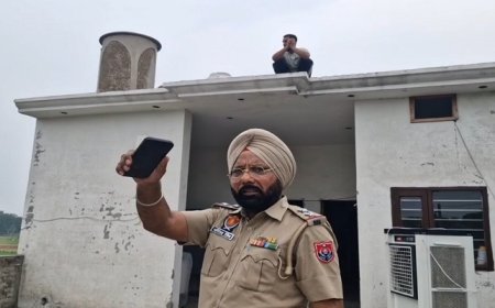 ਕਾਊਂਟਰ ਇੰਟੈਲੀਜੈਂਸ ਨੂੰ ਵੇਖ ਛੱਤ ‘ਤੇ ਚੜ੍ਹਿਆ ਨੌਜਵਾਨ, 2 ਘੰਟੇ ਕੀਤਾ ਹਾਈ ਵੋਲਟੇਜ ਡਰਾਮਾ