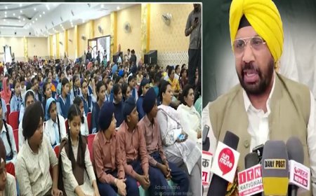 ਮੰਤਰੀ ਹਰਭਜਨ ਸਿੰਘ ETO ਨੇ ਬੋਰਡ ਪ੍ਰੀਖਿਆਵਾਂ ‘ਚ 90% ਤੋਂ ਵੱਧ ਅੰਕ ਹਾਸਿਲ ਕਰਨ ਵਾਲੇ ਵਿਦਿਆਰਥੀਆਂ ਨੂੰ ਕੀਤਾ ਸਨਮਾਨਿਤ