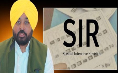 SIR ਨੂੰ ਲੈ ਕੇ CM ਭਗਵੰਤ ਮਾਨ ਦੀ ਲੋਕਾਂ ਨੂੰ ਅਪੀਲ, ਕਿਹਾ- “ਆਪਣਾ ਵੋਟ ਬਚਾਉਣ ਲਈ ਸਾਰੇ ਲੋਕ ਜਰੂਰ ਭਰਨ SIR ਫਾਰਮ”