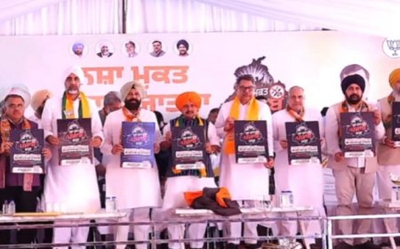 BJP ਵੱਲੋਂ ‘ਨਸ਼ਾ ਮੁਕਤ ਪੰਜਾਬ’ ਯਾਤਰਾ ਦੀ ਪਠਾਨਕੋਟ ਤੋਂ ਸ਼ੁਰੂਆਤ, ਨਿਤਿਨ ਨਬੀਨ ਨੇ ਹੈਲਪਲਾਈਨ ਨੰਬਰ ਕੀਤਾ ਜਾਰੀ