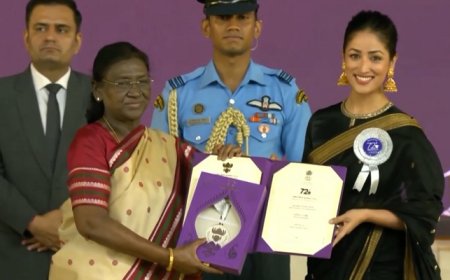 National Film Awards : ਕਾਰਤਿਕ-ਯਾਮੀ ਨੂੰ ਸ਼ਾਨਦਾਰ ਅਦਾਕਾਰੀ ਲਈ ਰਾਸ਼ਟਰਪਤੀ ਤੋਂ ਮਿਲਿਆ ਐਵਾਰਡ