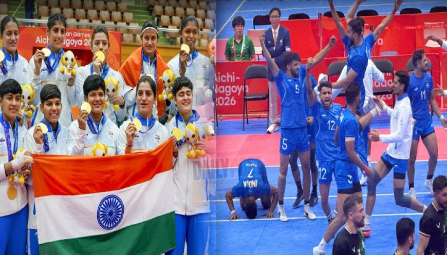 Asian Games 2026 : ਕਬੱਡੀ ‘ਚ ਭਾਰਤ ਨੂੰ ਡਬਲ ਗੋਲਡ, ਮਹਿਲਾ ਤੋਂ ਬਾਅਦ ਪੁਰਸ਼ ਟੀਮ ਨੇ ਵੀ ਈਰਾਨ ਨੂੰ ਦਿੱਤੀ ਮਾਤ