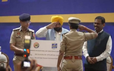 ਫਿਲੌਰ ਪੁਲਿਸ ਅਕਾਦਮੀ ‘ਚ ਵਿਸ਼ੇਸ਼ ਸਮਾਰੋਹ, CM ਮਾਨ ਨੇ ਪੁਲਿਸ ਅਫਸਰਾਂ ਨੂੰ ਕੀਤਾ ਸਨਮਾਨਤ