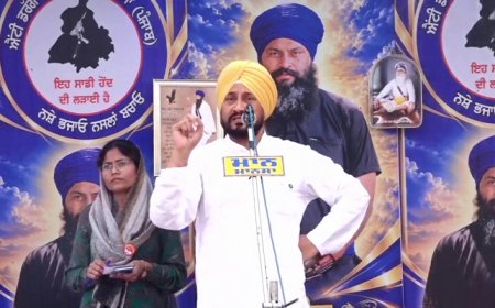 ਝੋਟੇ ਦੇ ਇਨਸਾਫ ਮੋਰਚੇ ‘ਚ ਪਹੁੰਚੇ ਸਾਬਕਾ CM ਚੰਨੀ, ਕਿਹਾ-‘ਪੰਜਾਬ ਦੀ ਜਵਾਨੀ ਨੂੰ ਬਚਾਉਣ ਸਭ ਨੂੰ ਇਕੱਠੇ ਹੋਣ ਦੀ ਲੋੜ ਹੈ ‘