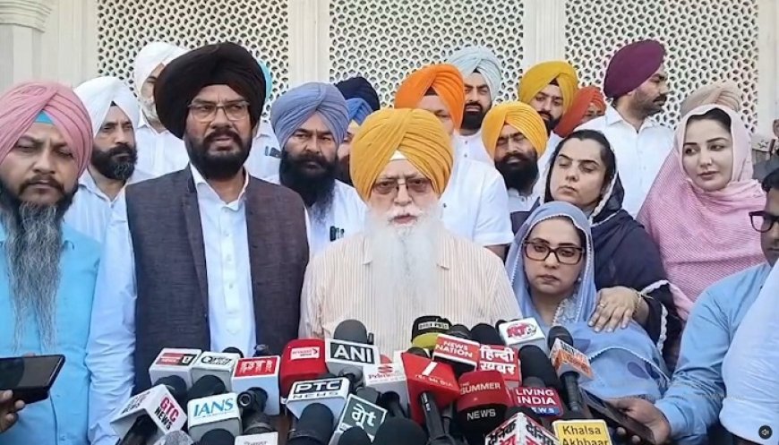 ਸ੍ਰੀ ਬੰਗਲਾ ਸਾਹਿਬ ਗੁਰਦੁਆਰਾ ਵਿਵਾਦ, ਆਪ ਆਗੂਆਂ ਨੇ ਸ੍ਰੀ ਅਕਾਲ ਤਖਤ ਨੂੰ ਸੌਂਪਿਆ ਮੰਗ ਪੱਤਰ